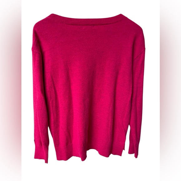 Sundance Womens Pink Mighty Polar Bear Crew Neck Long Sleeve Pullover Sweater S - Picture 4 of 7